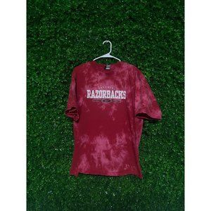 Vintage Acid Wash Arkansas Razorbacks T-shirt, Mens XL (Fits like Mens XL/XXL)